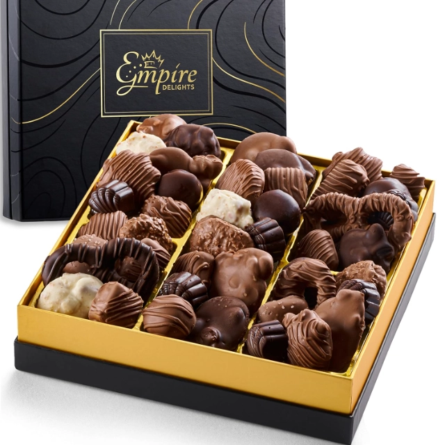 Luxury Chocolate Gift Box - A Sumptuous Box of Rich Tastes for the Discerning - Deluxe Chocolate Gift Box 5