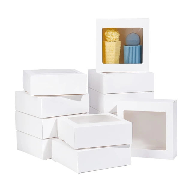Transparent Delight - Rectangle Gift Box with Clear Lid for Captivating Displays - Gift Box with Clear Lid2