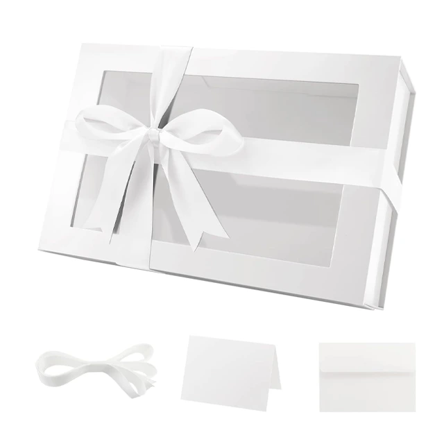 Transparent Delight - Rectangle Gift Box with Clear Lid for Captivating Displays - Gift Box with Clear Lid4