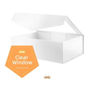 Transparent Delight - Rectangle Gift Box with Clear Lid for Captivating Displays - Gift Box with Clear Lid5