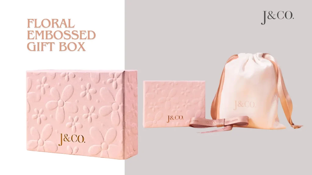 5 Best Gold Filled Jewelry Packaging Design Ideas - J&Co flower jewelry box