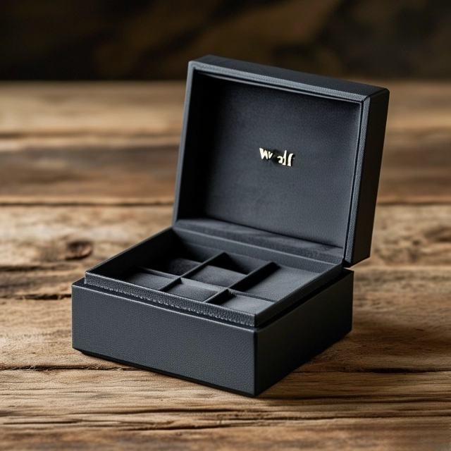 Custom Wolf Jewelry Boxes by Richpack | Luxury Packaging for High-End Jewelry Brands - The Wolf Jewelry Box 2