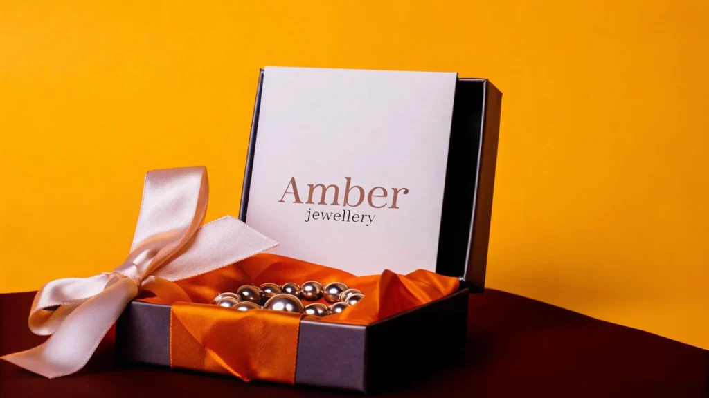 Amber Jewellery Packaging: Balancing Protection and Expression of Natural Beauty - amber jewellery packaging for gifting