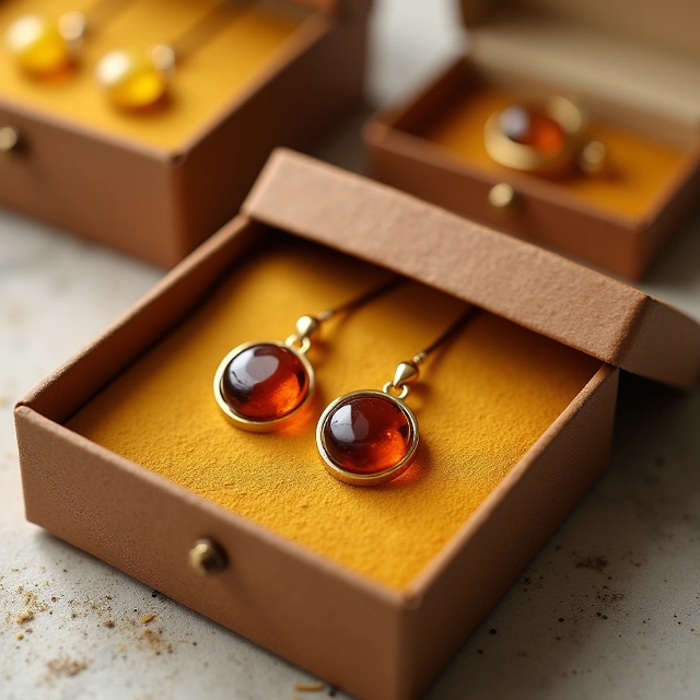 Amber Jewelry Packaging | Natural Elegance Meets Sustainable Packaging - amber jewelry boxes3