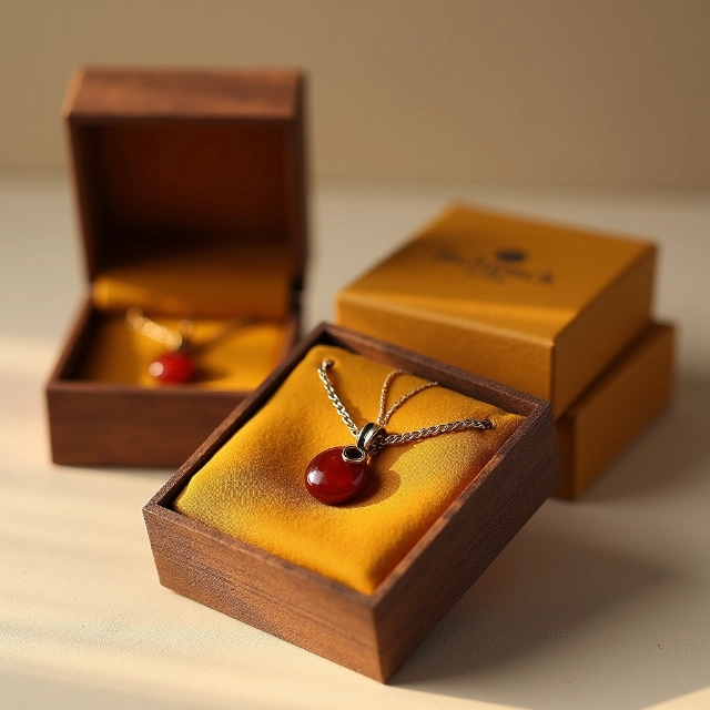 Amber Jewelry Packaging | Natural Elegance Meets Sustainable Packaging - amber jewelry boxes5