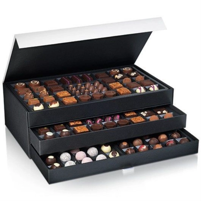 Cardboard Chocolate Box: Three-Tiered Tempting Treats for All Occasions - chocolate box with drawers5
