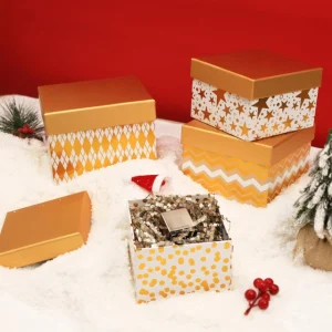 Christmas Present Boxes - Jolly Boxes Adorned with Holiday Cheer for Yuletide Gifting - christmas present boxes 1