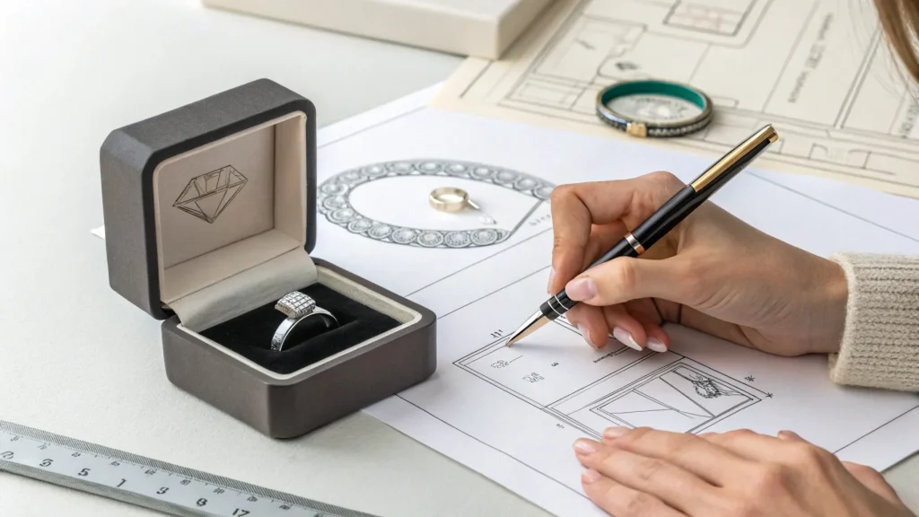 Ceramic Jewelry Boxes with Lids: A Comprehensive Guide - design draft for jewelry box