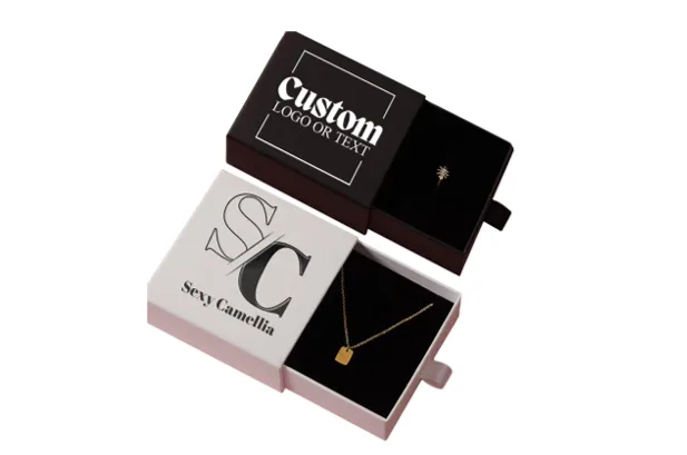 How Does Hot Foil Stamping Elevate Your Packaging Branding - drawer jewelry box with hot stamping logo