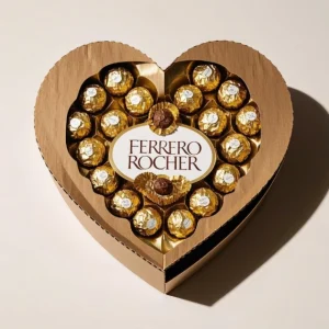 Ferrero Rocher Heart Gift Box - A Luxurious and Romantic Chocolate Gift - ferrero rocher heart 1