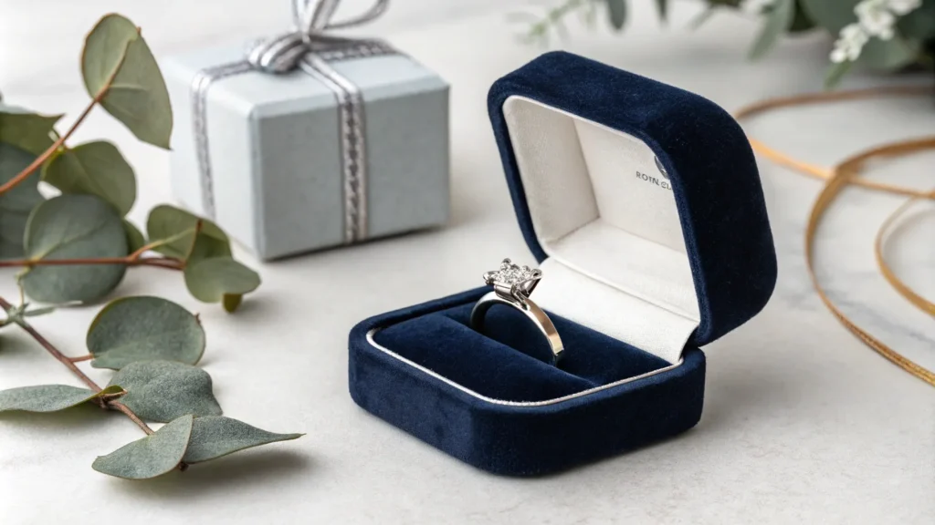 fine engagement ring box