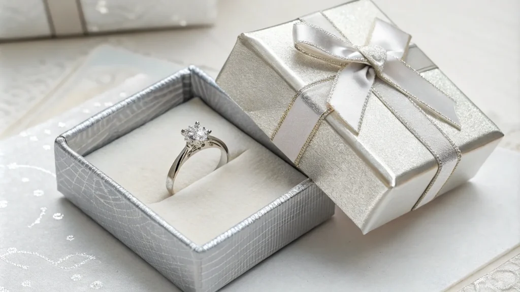 fine engagement ring gift wrapping