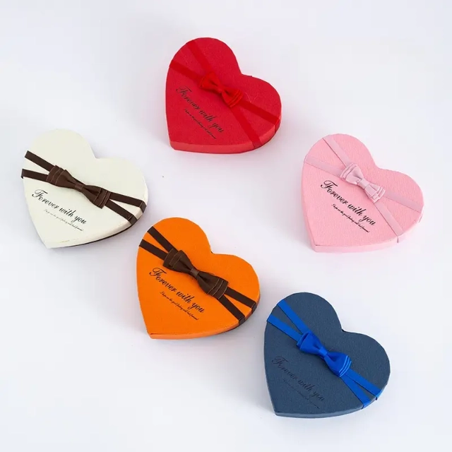 Unique heart-shaped gift box with pop-up love message and LED lighting - heart shaped chocolate box 4