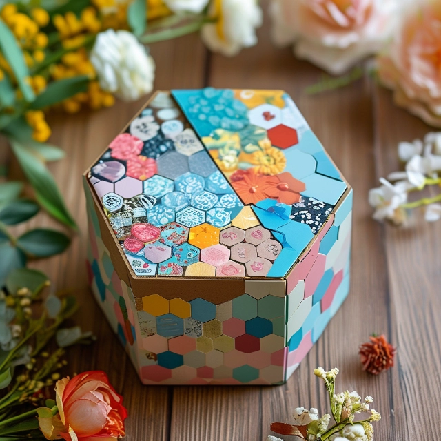 Hexagon Box - A Versatile and Stylish Choice for All Your Storage and Gifting Needs - hexagonal box 1