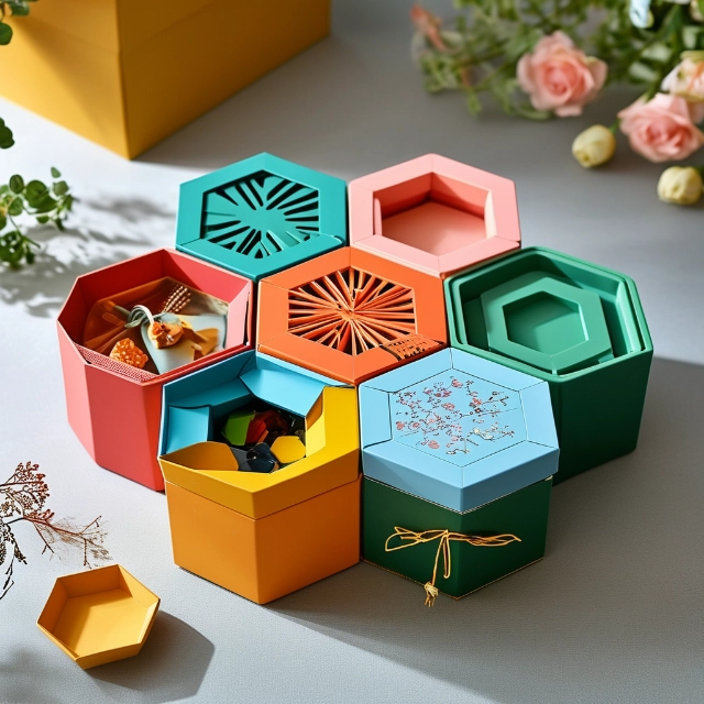Hexagon Box - A Versatile and Stylish Choice for All Your Storage and Gifting Needs - hexagonal box 2