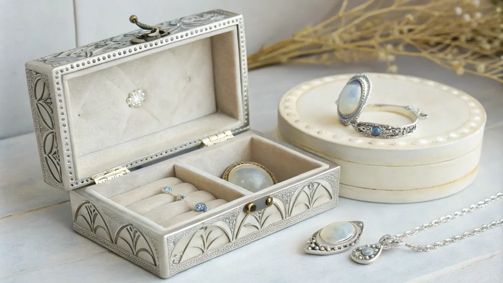 jewelry box for moonstone