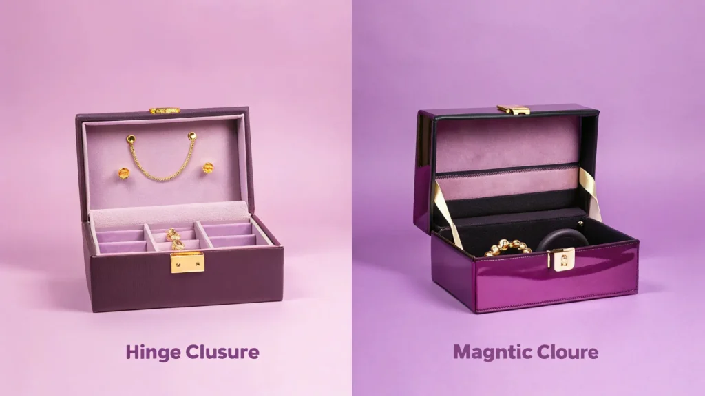 Magnetic Closures vs. Classic Hinged Closures: Which is Ideal for Susan Shaw Jewelry Packaging? - jewelry gift b cl
