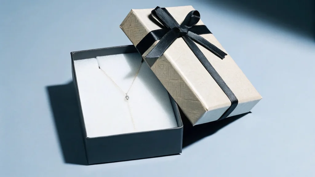 kraft paper gift jewelry box for sale