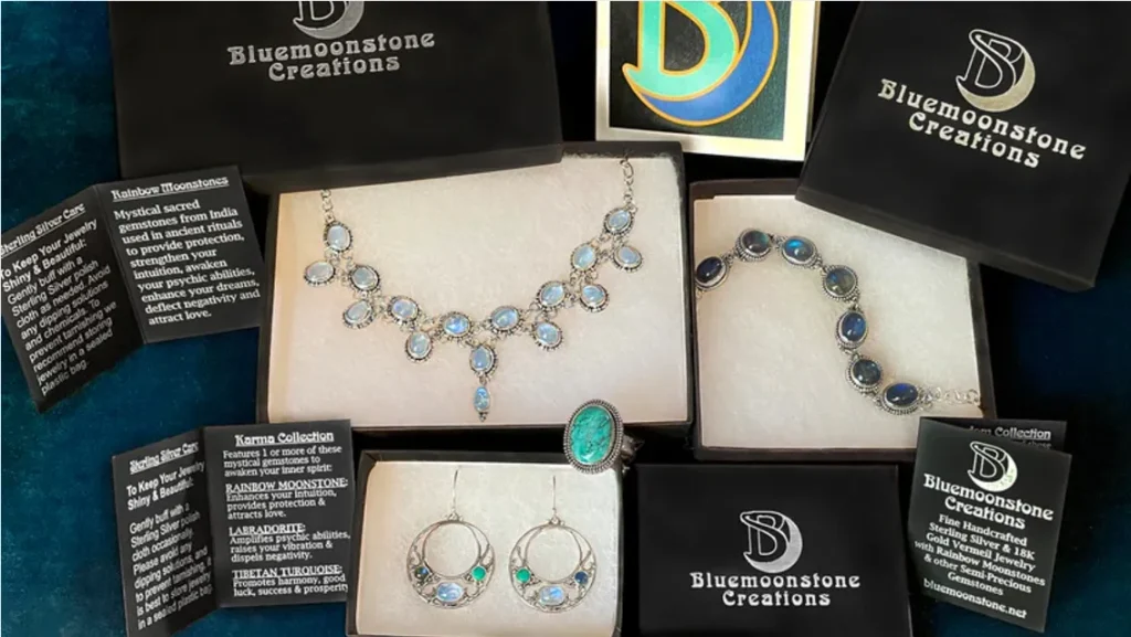 moonstone jewelry packaging