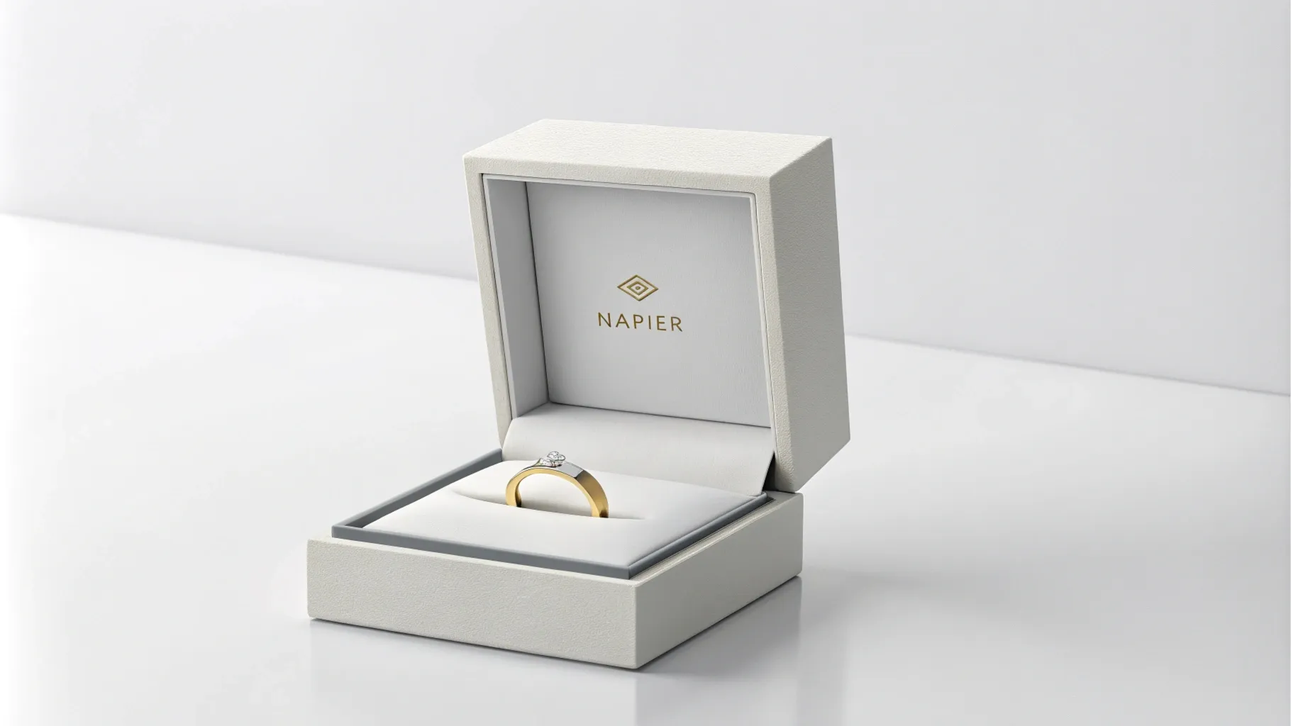napier jewelry ring box morden art