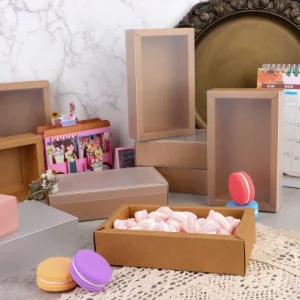 Transparent Delight - Rectangle Gift Box with Clear Lid for Captivating Displays - rectangle gift box with clear lid 2