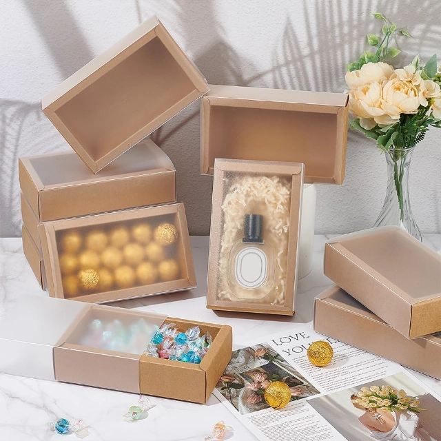 Transparent Delight - Rectangle Gift Box with Clear Lid for Captivating Displays - rectangle gift boxes with lids 3