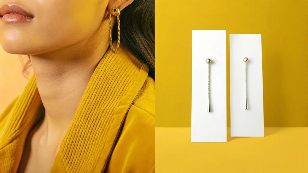 4 Ways Vertical Labret Jewelry Packaging Drives Brand Success - vertical labret jewelry display card