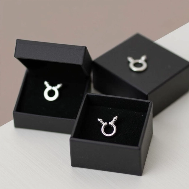Vertical Labret Jewelry Packaging | Custom Designs by Richpack for Modern Elegance - vertical labret jewelry packaging5