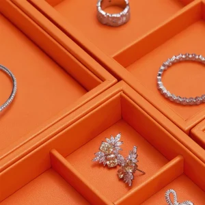 Présentoirs à plateaux superposés efficaces | Équipés de plusieurs niveaux et compartiments - 10231