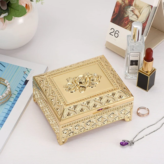 Art Deco Jewelry Boxes | Boasting Geometric Patterns | Crafted for Luxury Storage - Art Deco Jewelry Boxes1