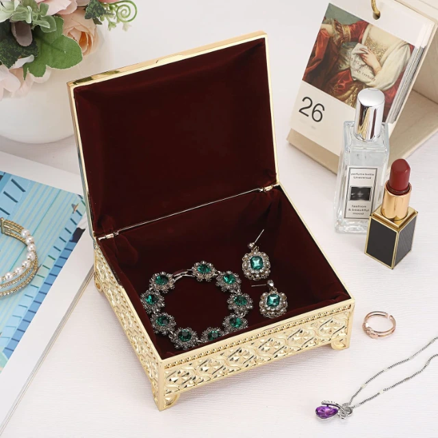 Art Deco Jewelry Boxes | Boasting Geometric Patterns | Crafted for Luxury Storage - Art Deco Jewelry Boxes2