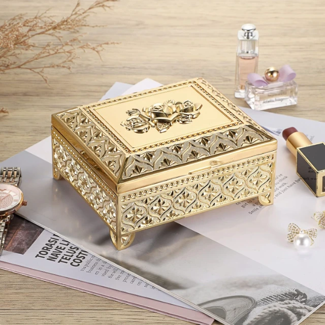 Art Deco Jewelry Boxes | Boasting Geometric Patterns | Crafted for Luxury Storage - Art Deco Jewelry Boxes4