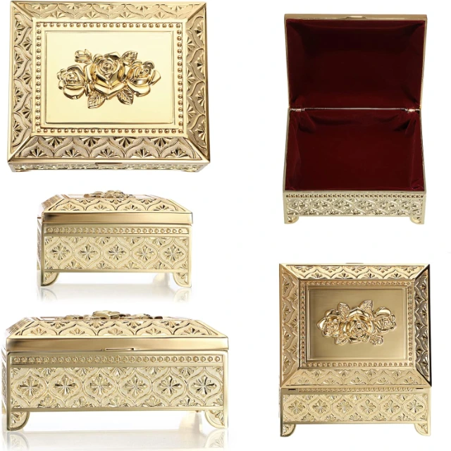 Art Deco Jewelry Boxes | Boasting Geometric Patterns | Crafted for Luxury Storage - Art Deco Jewelry Boxes5