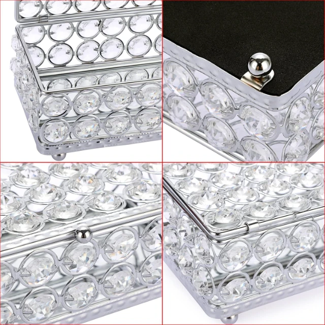 Glistening Crystal Boxes | Fashioned from High-Purity Crystal/Glass for Spotlighting Precious Items - Crystal Boxes1