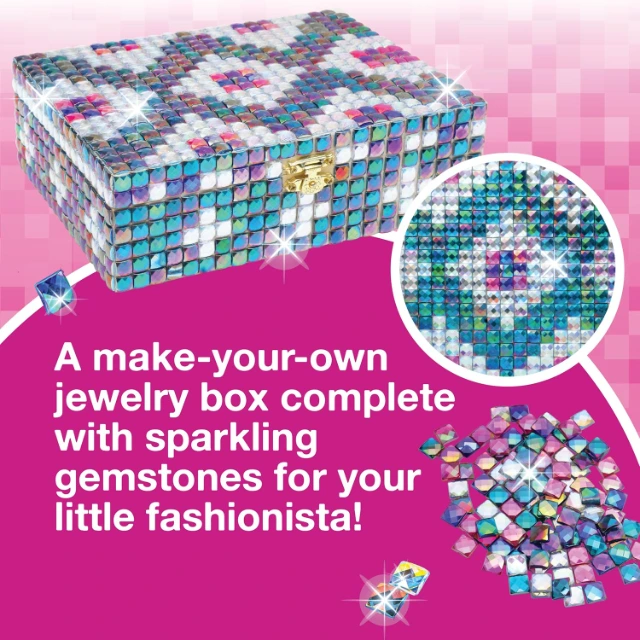 Elegant Victorian Jewelry Boxes | Decorated with Lace | For Vintage-Charmed Jewelry Storage - DIY Sparkly Girls Jewelry Box Kit3