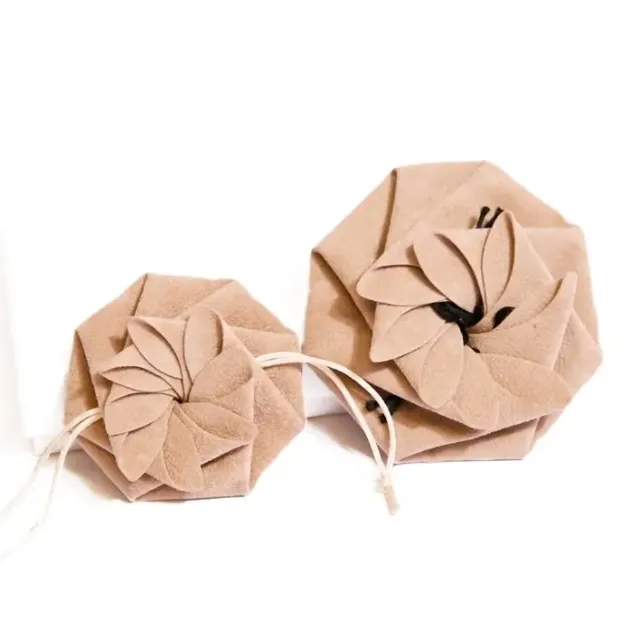 Small Drawstring Bags for Jewelry | Compact Size, Handy | A Must-Have for Jewelry Storage - Flower jewelry pouches 210 to be packed