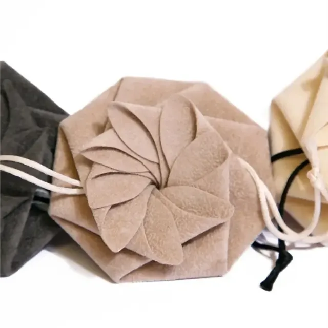 Small Drawstring Bags for Jewelry | Compact Size, Handy | A Must-Have for Jewelry Storage - Flower jewelry pouches 212 to be packed