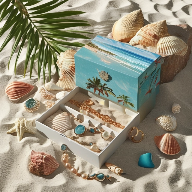 Huntington Beach CA Jewelry Packaging: Coastal Elements for a Laid-back, Standout Unboxing. - Huntington Beach CA Jewelry Packaging 4