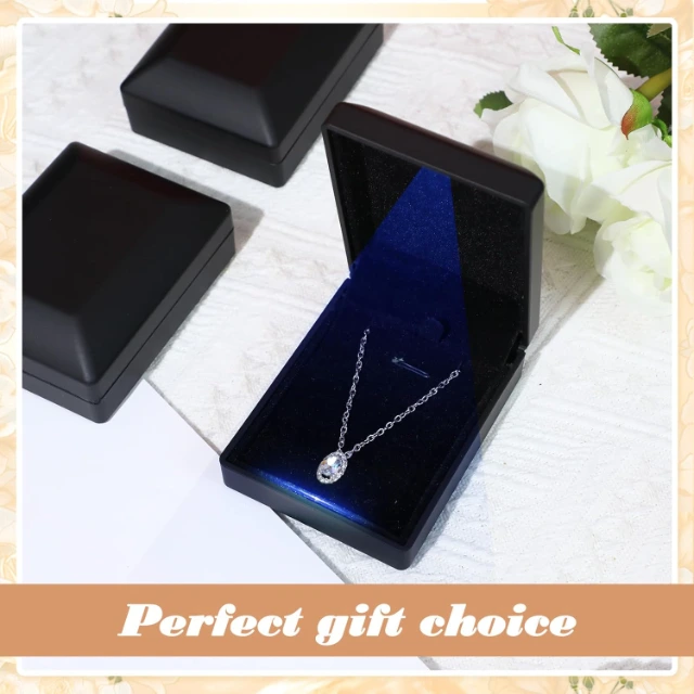 Led-Lit Jewelry Boxes: Ideal for Showcasing, with Diverse Designs & Soft Lining - LED Lit Jewelry Boxes5