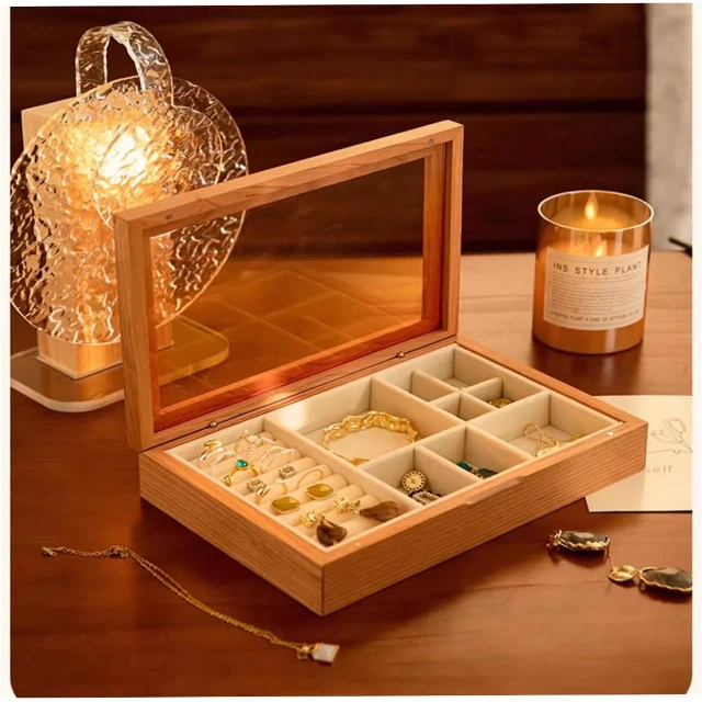 Intelligent Magnetically Stackable Jewelry Boxes | With Compartments for Optimized Jewelry Storage - Magnetically Stackable Jewelry Boxes1