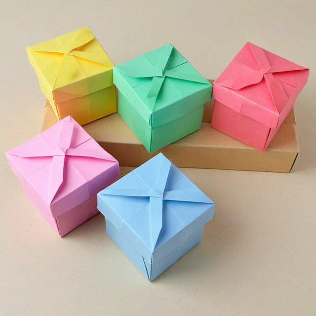 Eco-Friendly Origami Boxes with Lids Made of Sustainable Materials | Combining Elegance and Function - Origami Box with Lid6