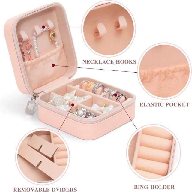 Stylish Pattern Jewelry Boxes | Adorned with Trendy Patterns on Sturdy Materials - Pattern Jewelry Boxes3