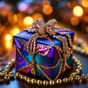 بسته بندی جواهرات مجلسی: پر زرق و برق، بیانیه ای برای ظاهر جواهرات مجلسی درخشان. - بسته بندی جواهرات پروم 1