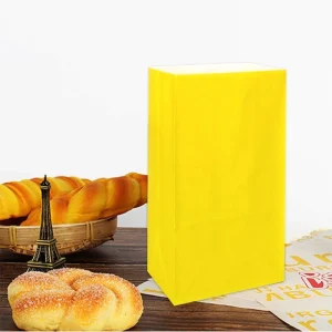 Joyful Yellow Goodie Bags | Made of Thin Paper With Twisted Handles for Joy-Spreading Gift-Carrying - Yellow Goodie Bags5