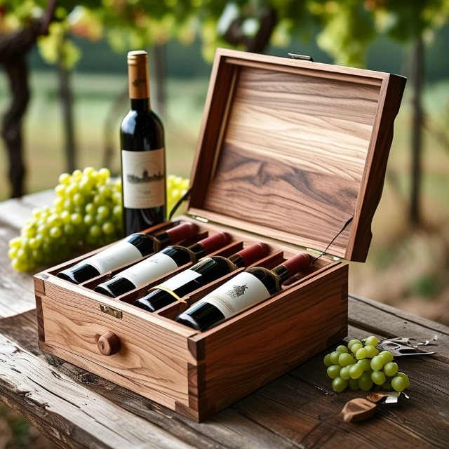 Elegant Richpack Anniversary Wine Box - Aged to Perfection, Just Like Your Love - anniversary wine box 2
