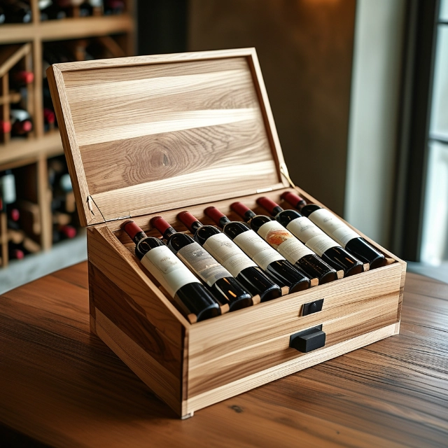 Elegant Richpack Anniversary Wine Box - Aged to Perfection, Just Like Your Love - anniversary wine box 3