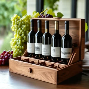 Elegant Richpack Anniversary Wine Box - Aged to Perfection, Just Like Your Love - jubileums vinlåda 5