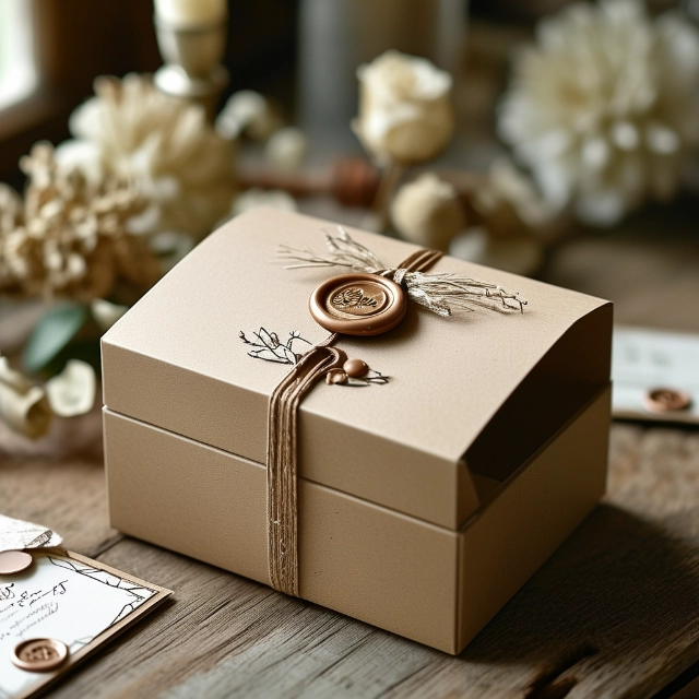 Romantic Richpack Wedding Box Card - Personalize, insert photos丨Share love on your big day - box card for wedding 3