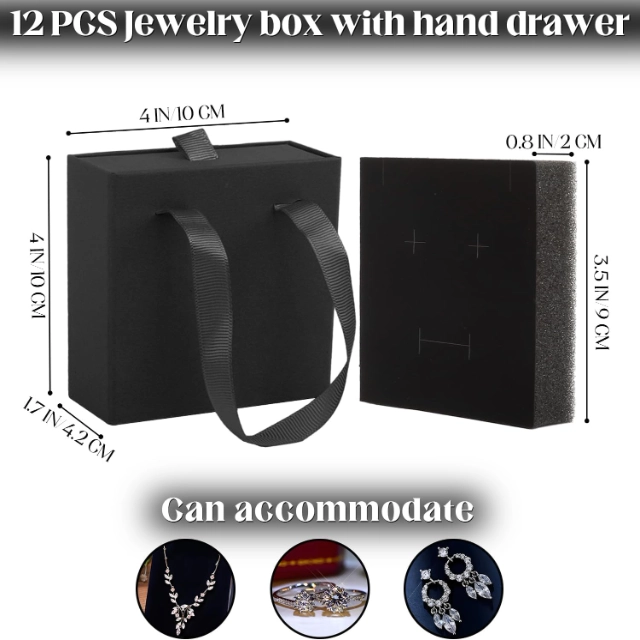 Premium Cardboard Jewelry Boxes: Soft-Lined Drawers for Precious Gems, Effortless Storage - cardboard jewelry boxes with drawers1