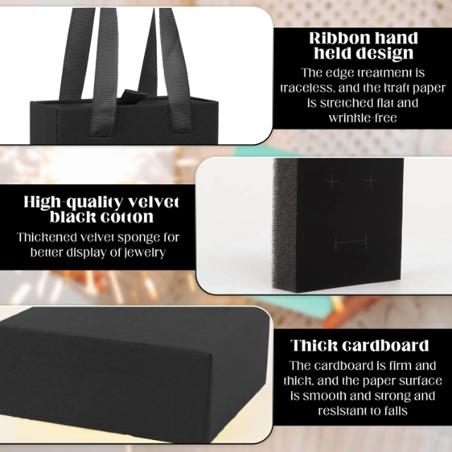 Premium Cardboard Jewelry Boxes: Soft-Lined Drawers for Precious Gems, Effortless Storage - cardboard jewelry boxes with drawers2